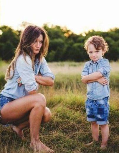 Foto mãe e filho