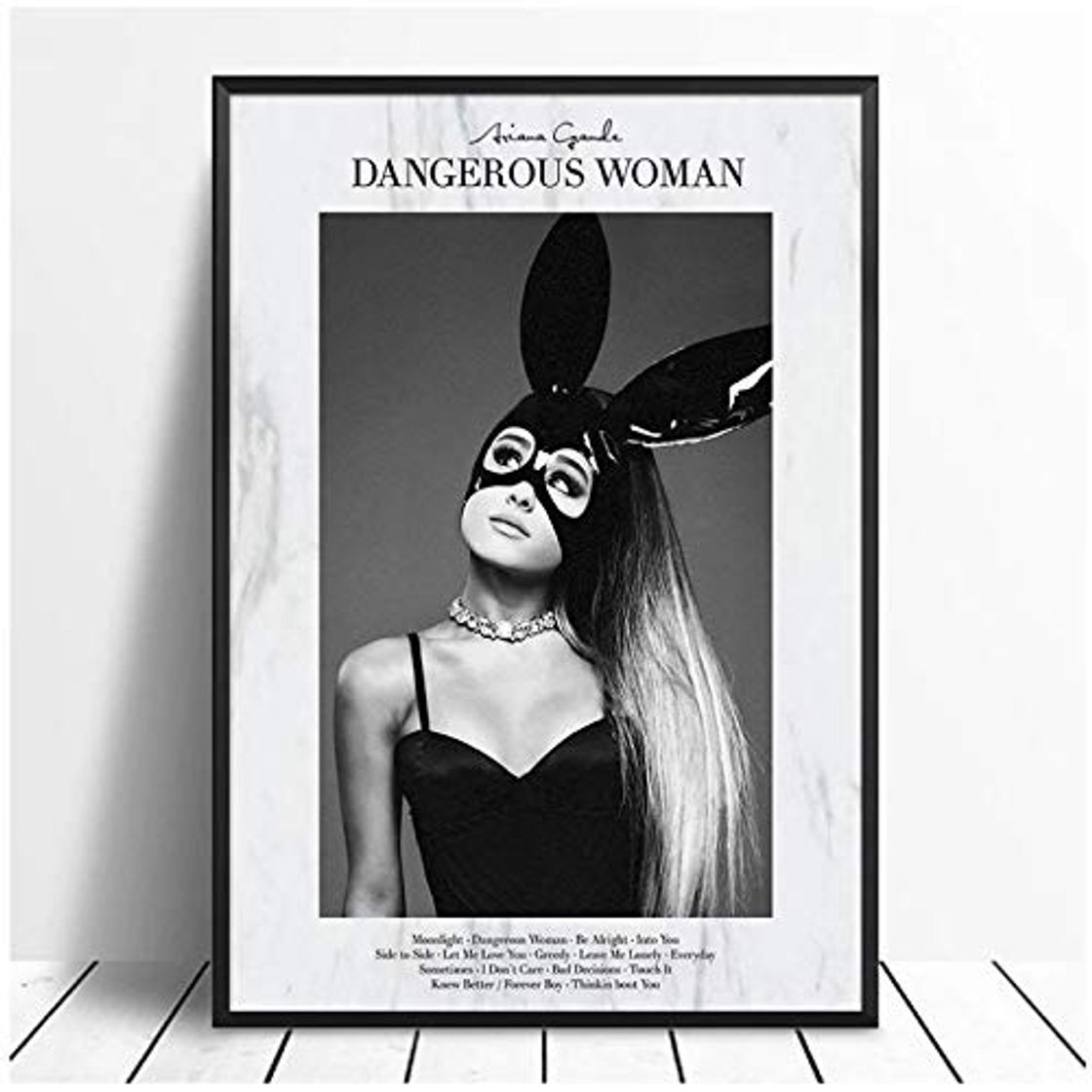 Product Vscdye Ariana Grande Dangerous Woman Álbum Música Pop Pintura al óleo Póster