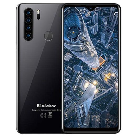 Teléfono celular 4G, smartphone Blackview A80 Plus movíl libre con Android 10