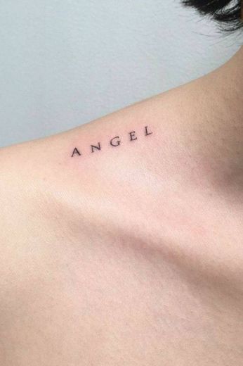 Angel tattoo