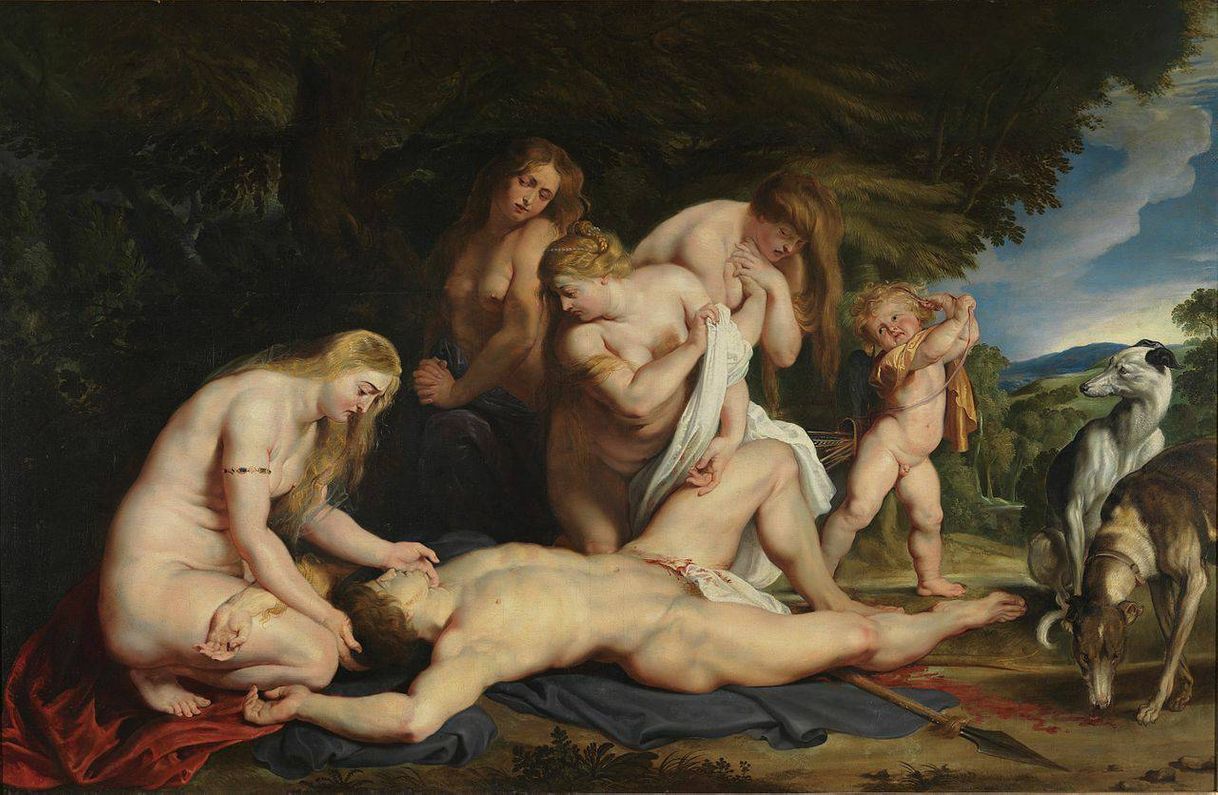 Fashion La muerte de Adonis (Rubens) 