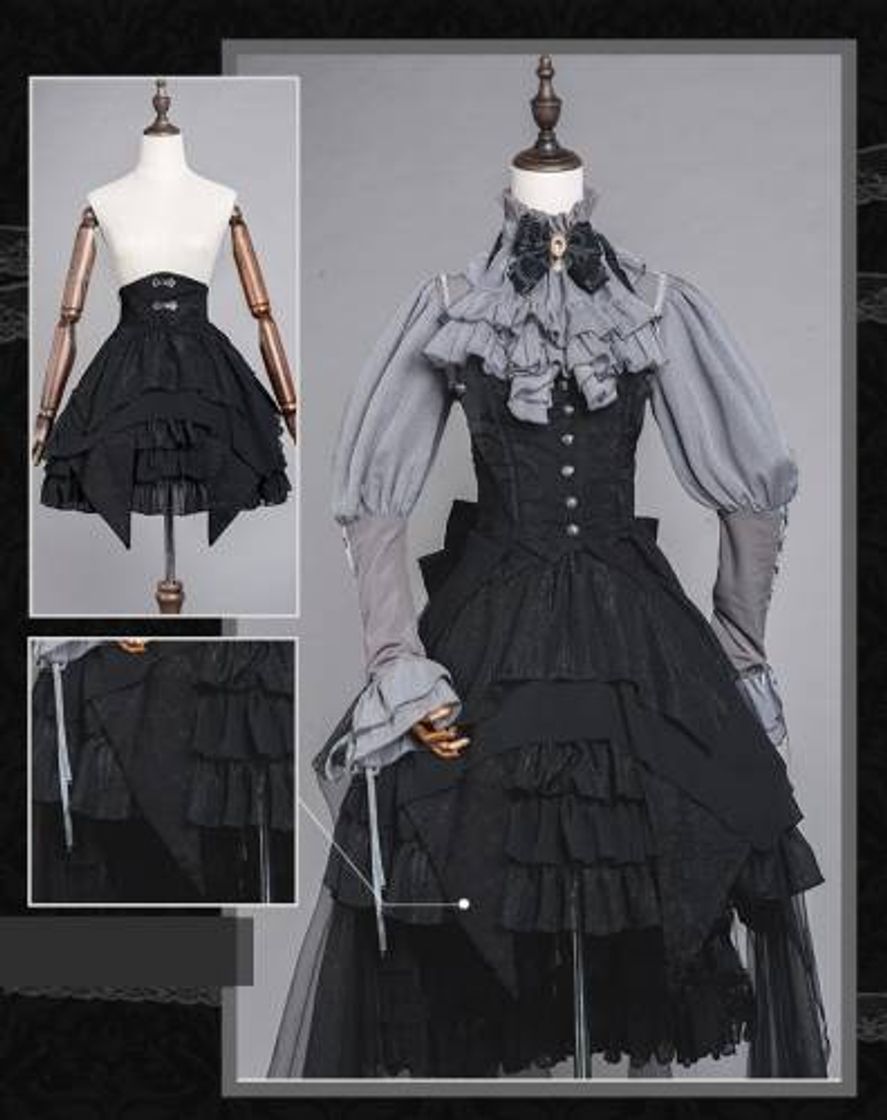 Vestido goth lolita
