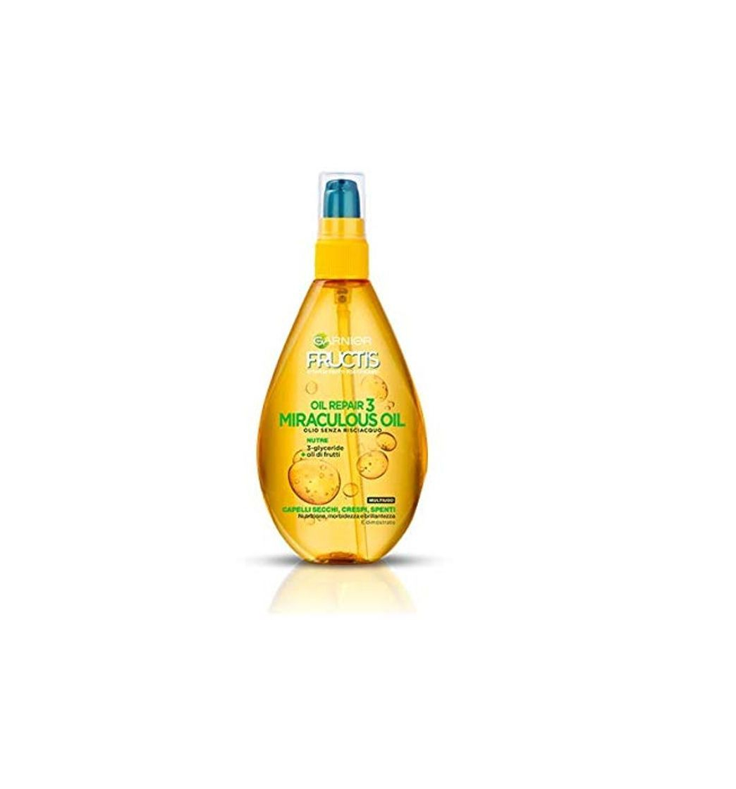 Belleza Garnier Fructis Miraculous Oil Aceite Mille multiusos sin enjuague para todos los