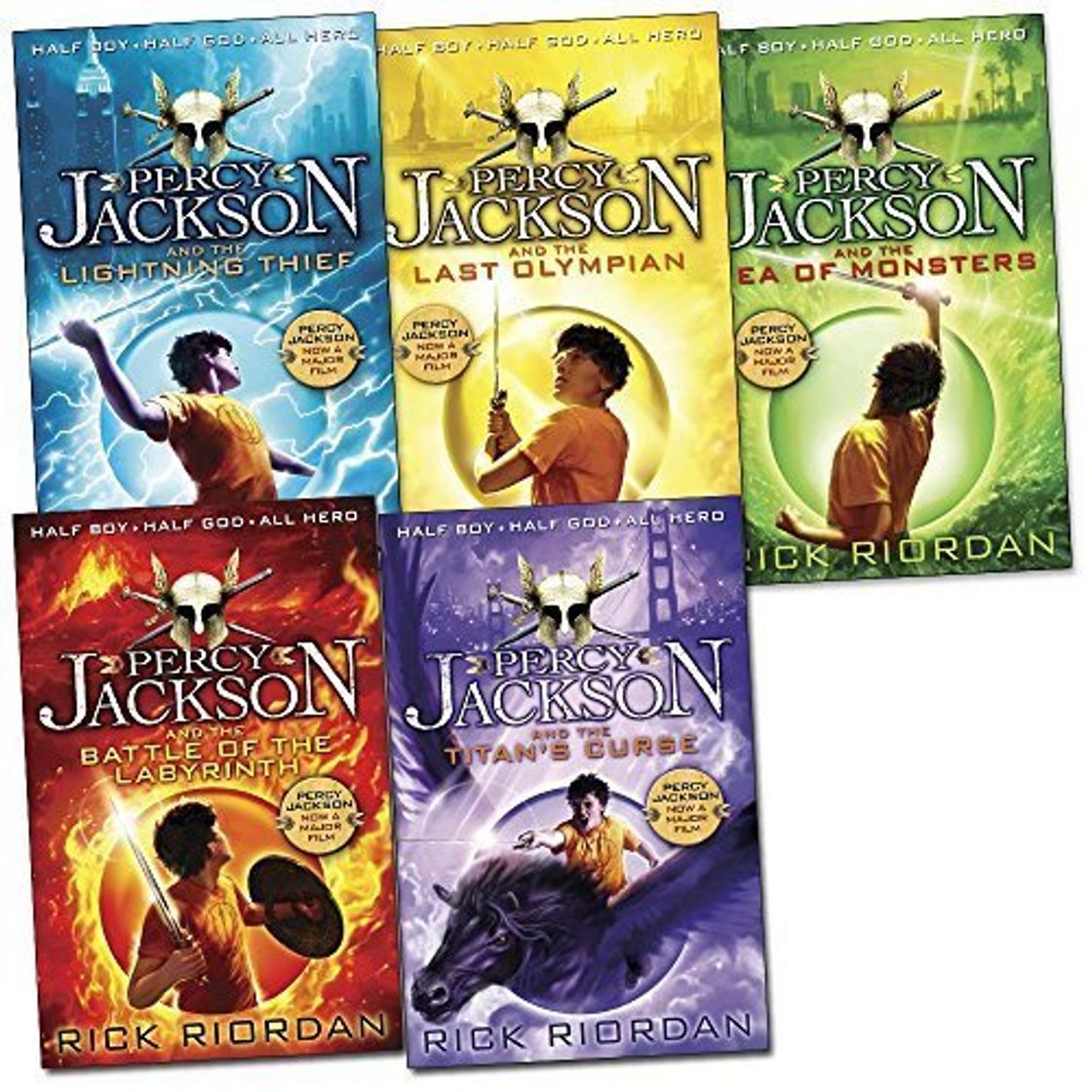 Libros Percy Jackson Pack, 5 books