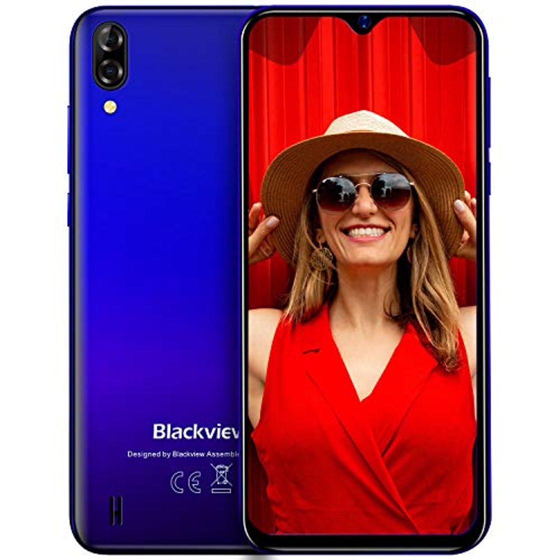 Social Blackview A60 Moviles 2020, Smartphone Libres (15.7cm) 19.2:9 HD Display, Cámara 13MP+5MP,