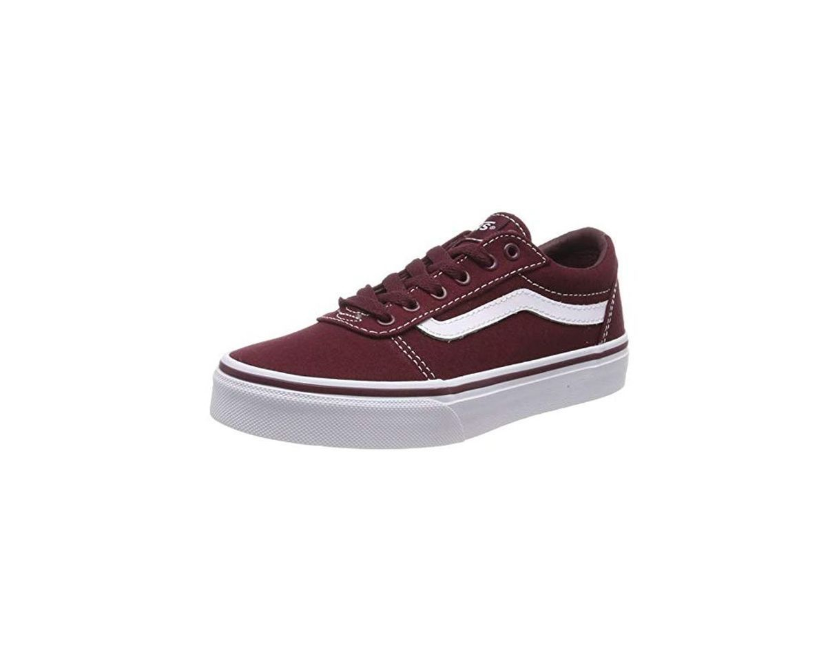 Social Vans Ward Canvas Zapatillas Unisex Niños, Rojo