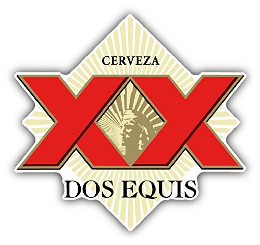 Lugar SkyBug Dos Equis Cerveza XX Red Mexican Beer Bumper Sticker Vinyl Art