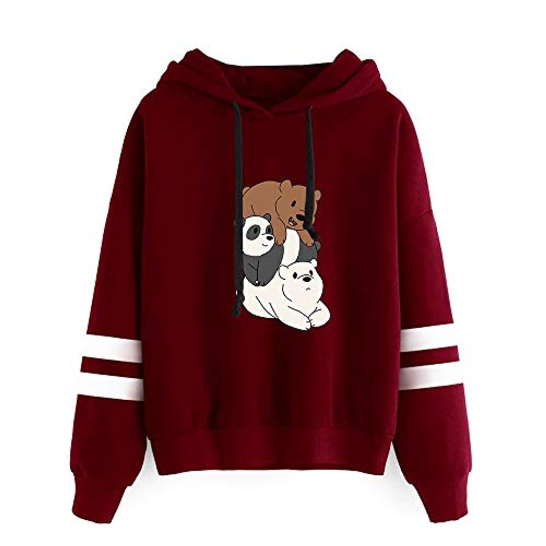 Productos Ukaopjge We Bare Bears Sudaderas con Capucha Sudadera con Capucha Impresa Sudadera