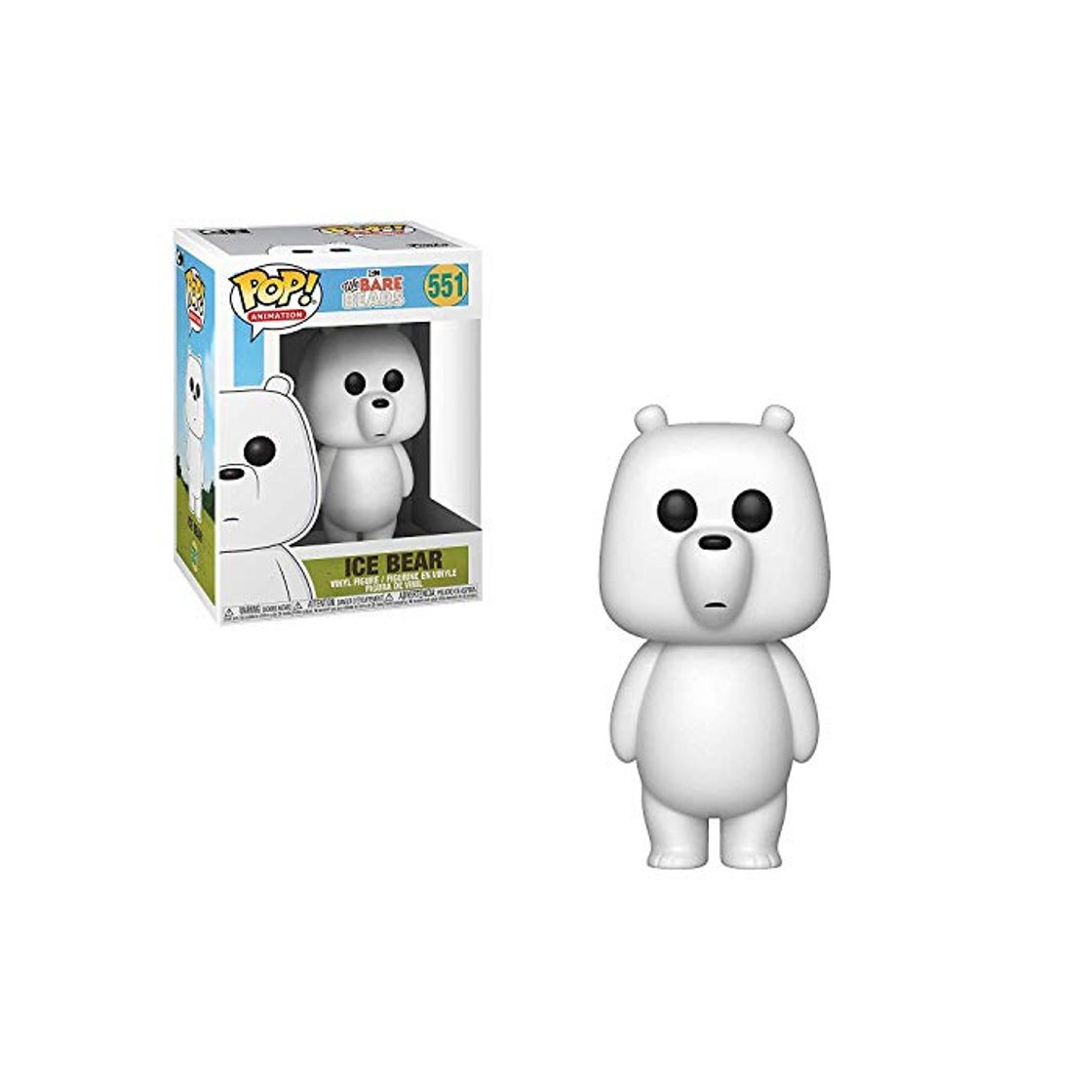 Product Funko- Pop Vinilo: We Bare Bears: Ice Bear Figura Coleccionable, Multicolor, Talla