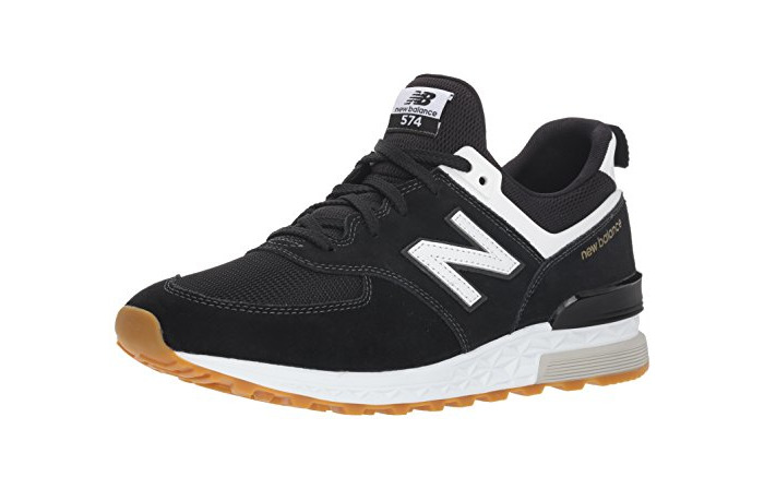 Social New Balance 574S, Zapatillas para Hombre, Negro