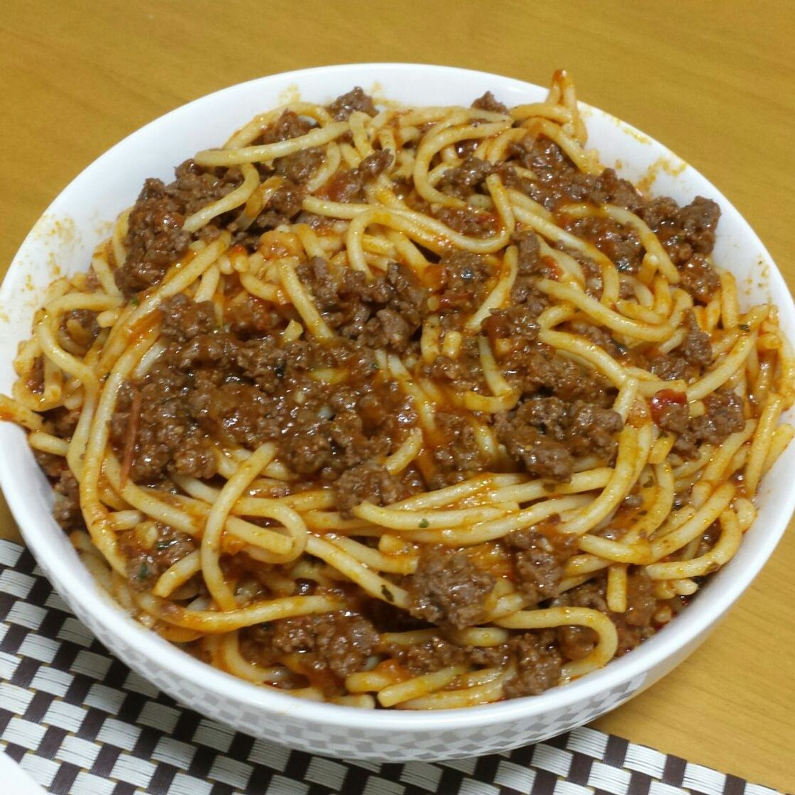 Social Macarrão com carne moída