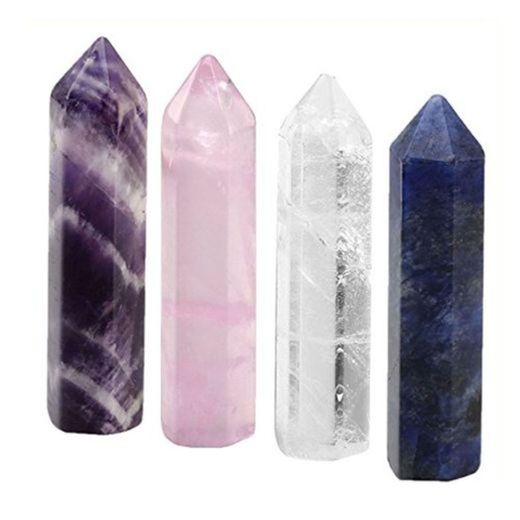 CrystalTears - 4 Piezas de Cristales curativos