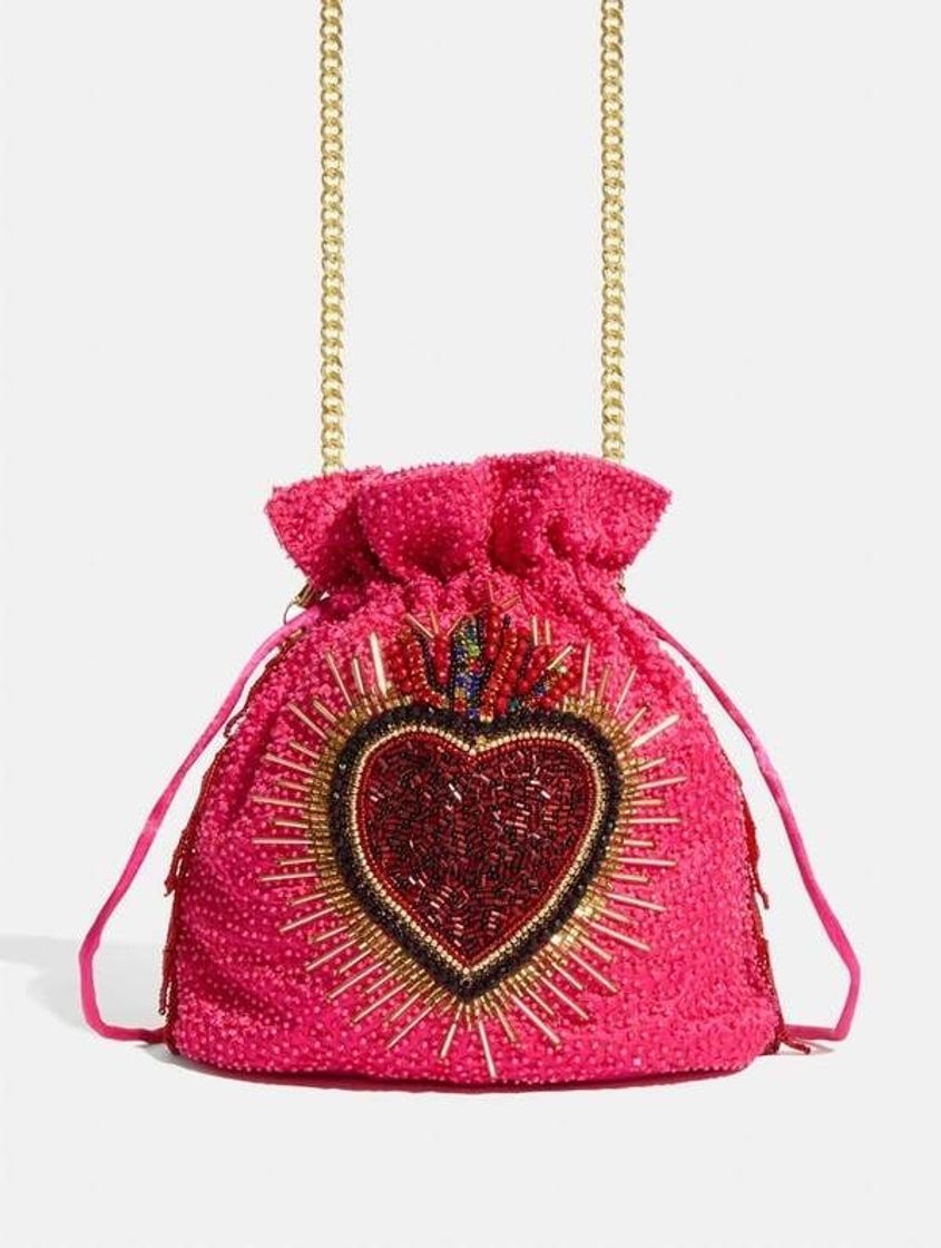 Social Heart clutch