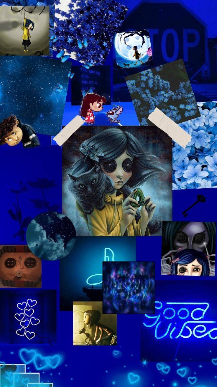 Moda TUTORIAL de wallpaper da Coraline no canal Luli Sams