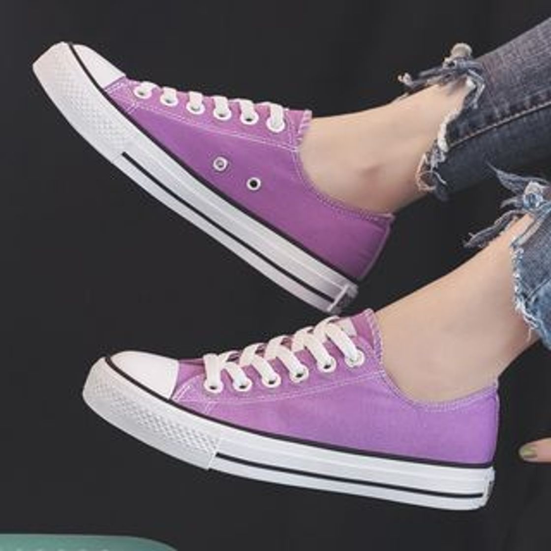 Social PAMME Canvas Lace-Up Sneakers | YesStyle