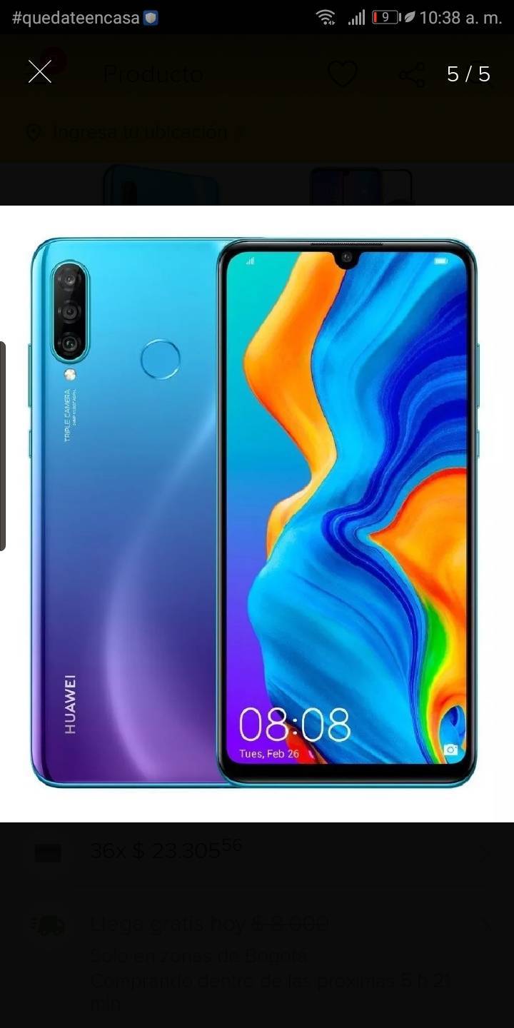 Productos Huawei p30 lite