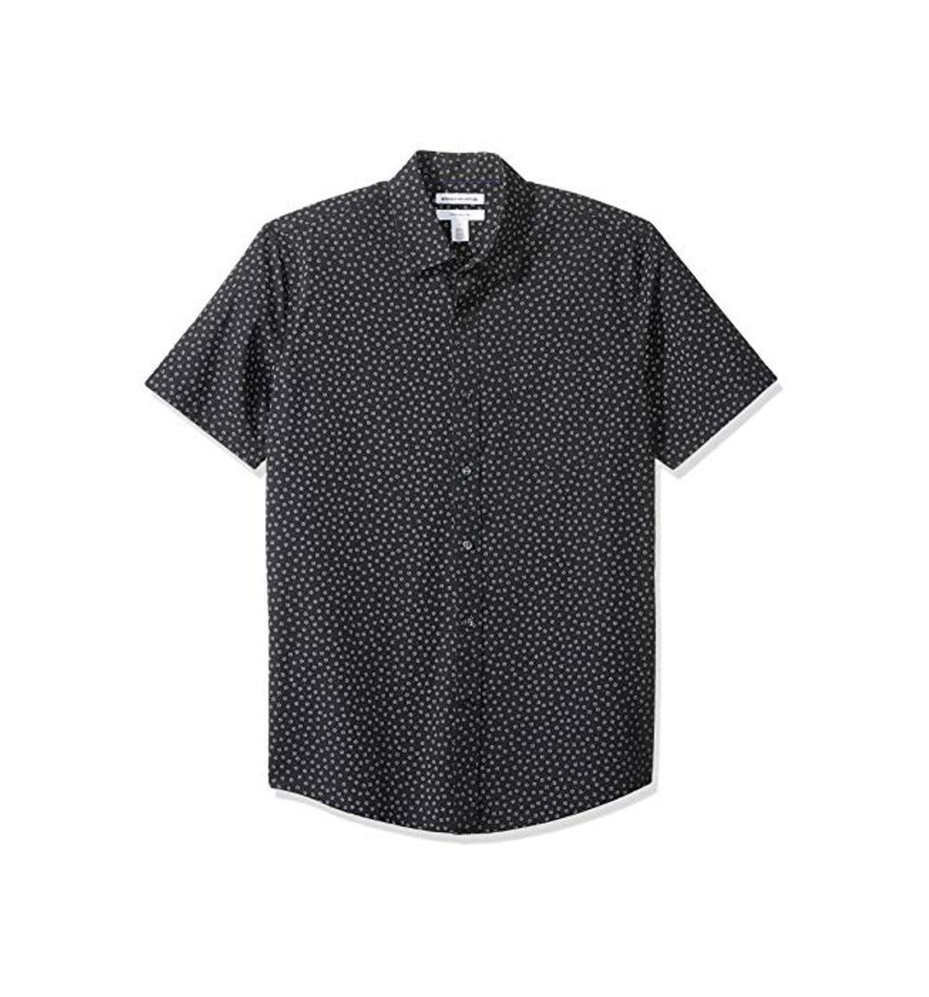 Social Amazon Essentials - Camisa de manga corta y corte entallado con estampado