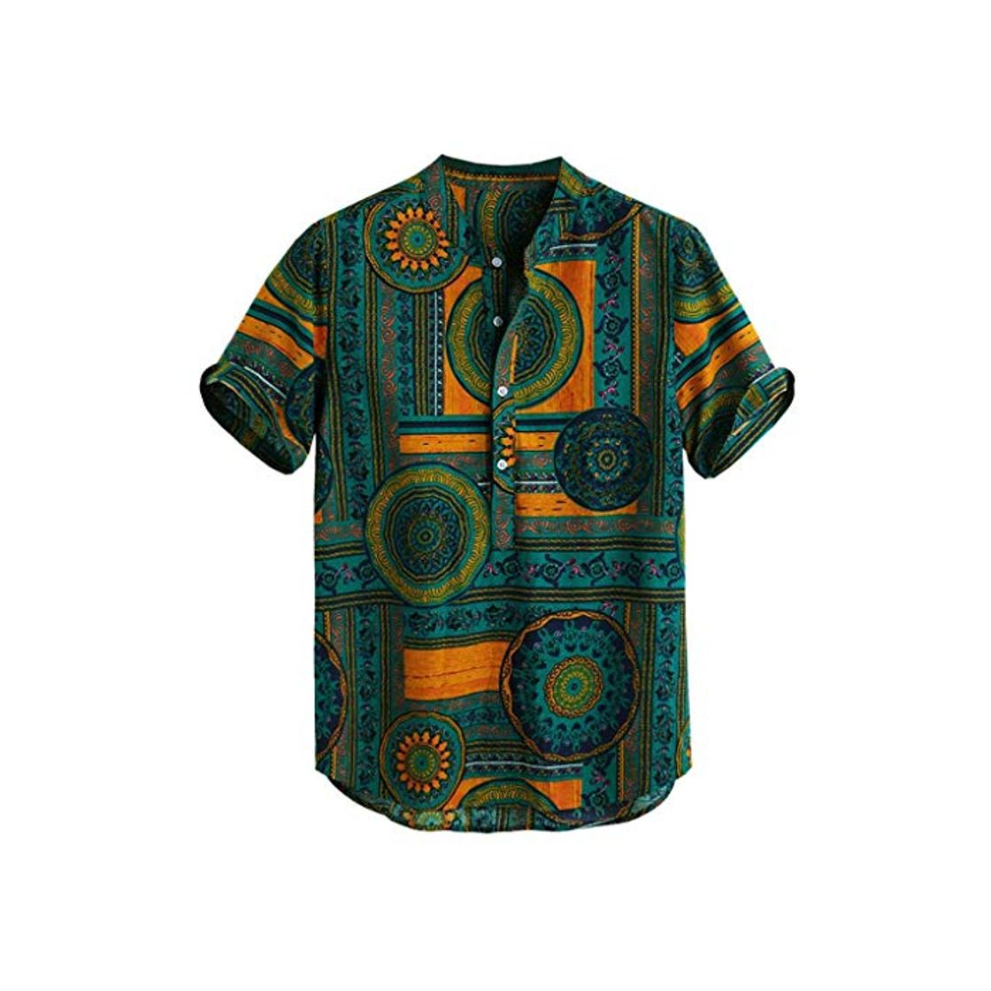 Social Mcaishen Camisas De Verano para Hombres Camisas Casuales De Moda Europa Y