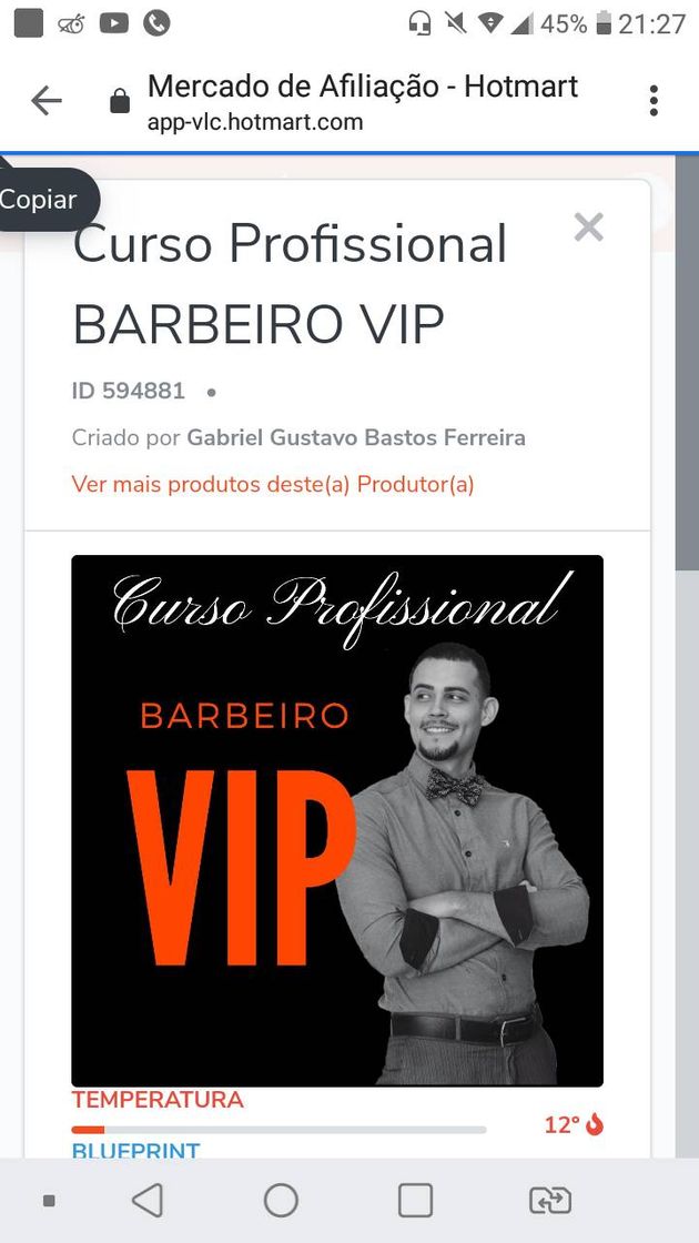 Social Curso profissional de barbeiro VIP