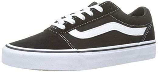 Vans Ward, Zapatillas para Mujer, Negro