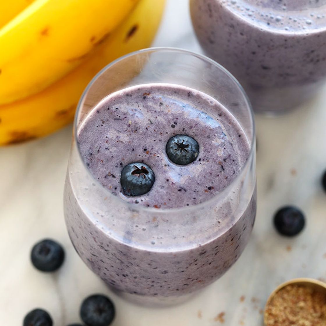 Fashion Blueberry Banana Smoothie - Fit Foodie Finds