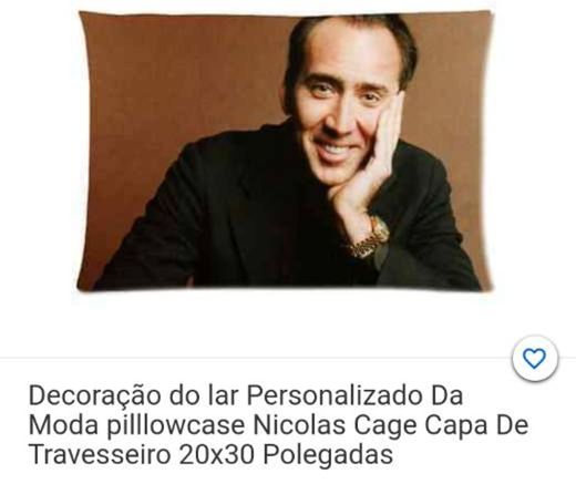 Travesseiro do Nicolas Cage