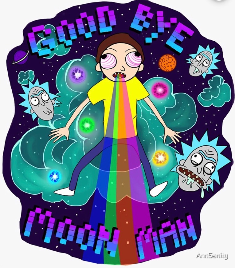 Fashion Morty sticker 