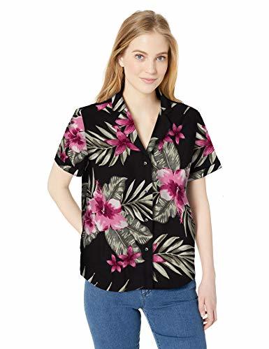 Product Amazon Brand - 28 Palms - Blusa Aloha holgada hawaiana de 100%