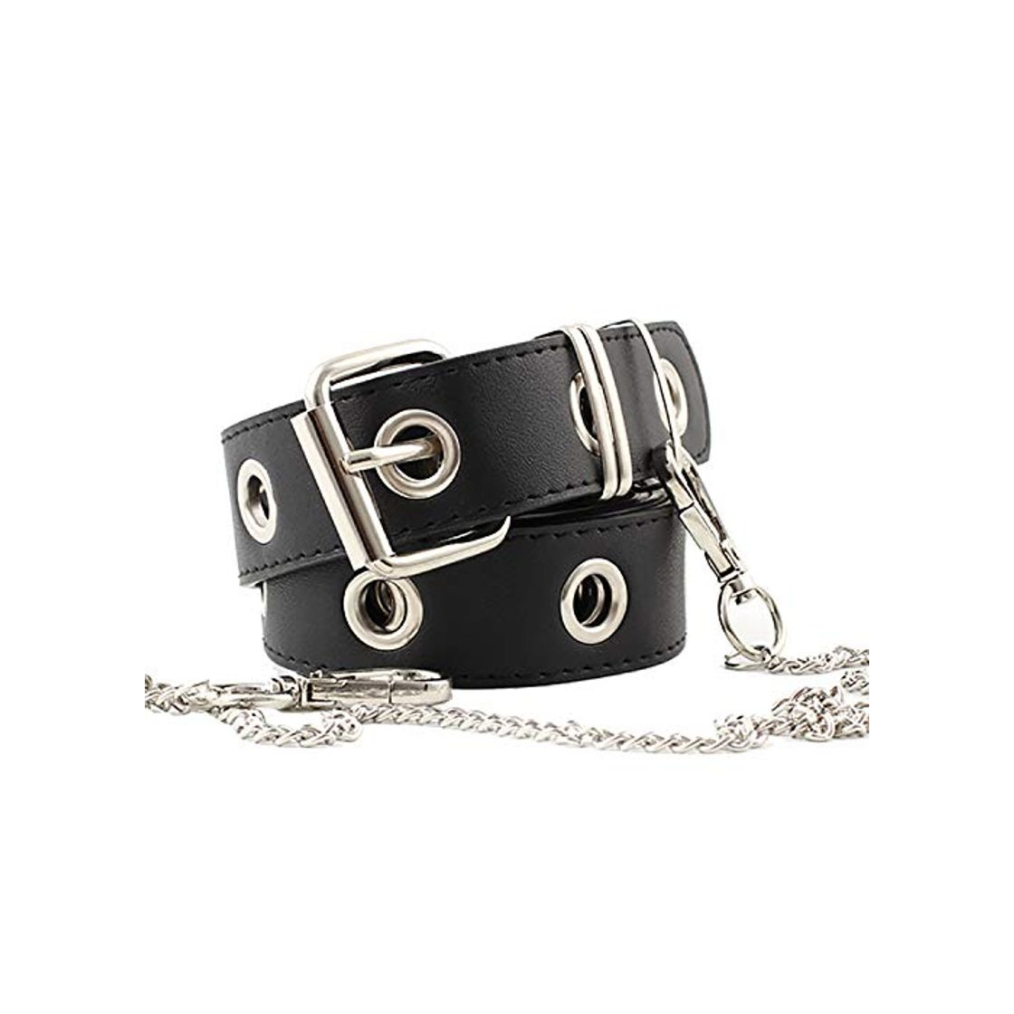 Social ZOYLINK Cinturón Elástico Cinturón Mujer Cuero Negro Cinturón Jeans Cinturón Moda Hollow