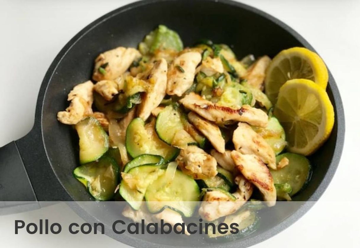 Moda Pollo con calabacín 