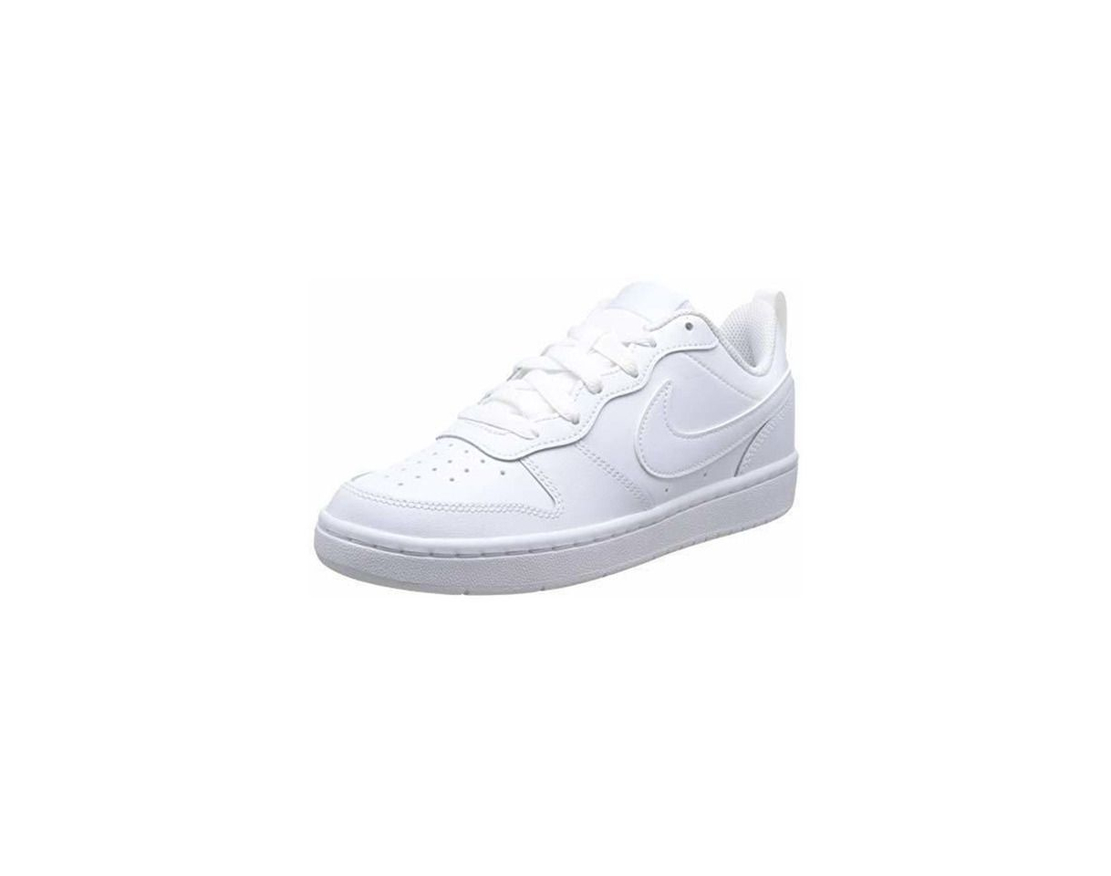 Product Nike Court Borough Low 2, Zapatillas de Baloncesto para Niños, Blanco