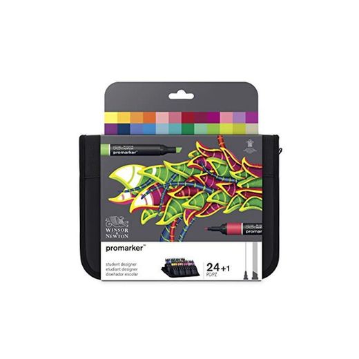 Winsor & Newton ProMarker - Pack de 24 rotuladores de diseño para