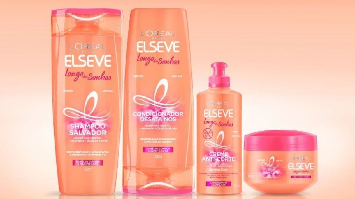 Productos L’Oréal Paris Elseve Longo dos sonhos