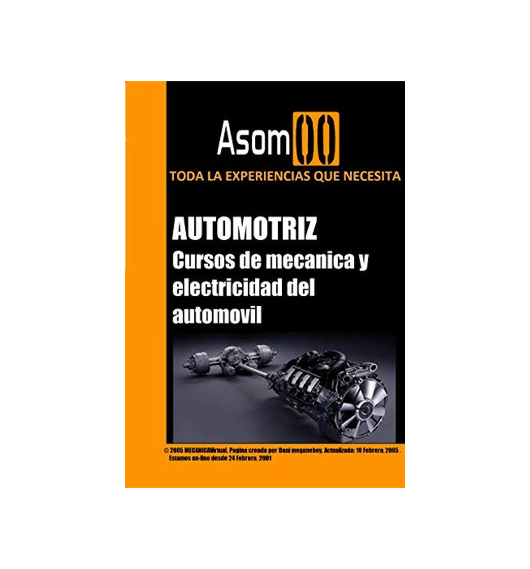 Producto CURSOS DE MECÁNICA Y ELECTRICIDAD DEL AUTOMÓVIL