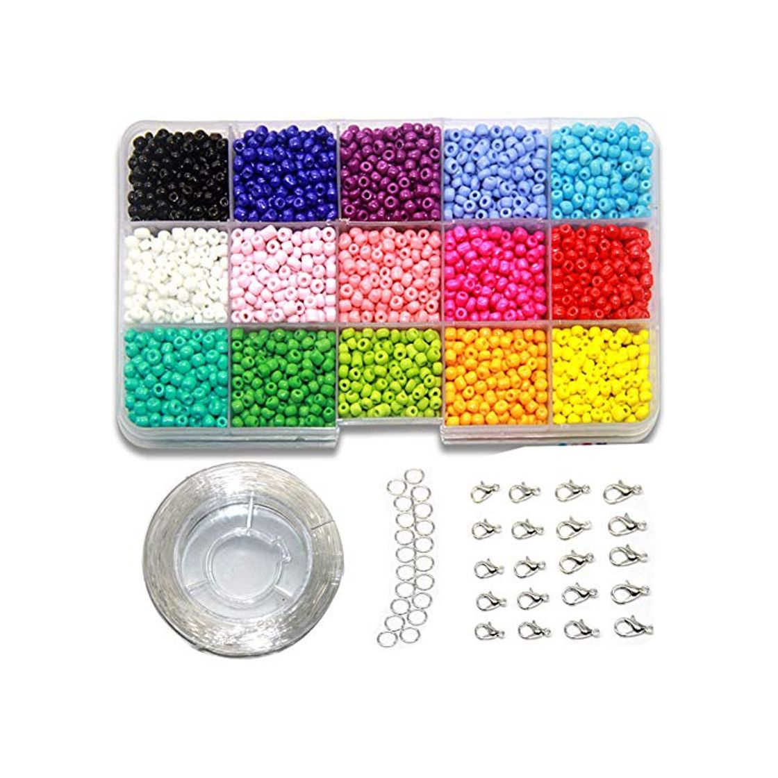 Product Ewparts 3mm Mini cuentas de cristal para los niños DIY Bracelet Arte