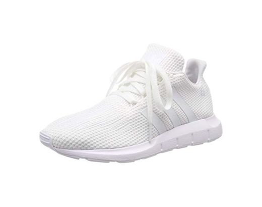 Adidas Swift Run J, Zapatillas de Gimnasia Unisex Niños, Blanco