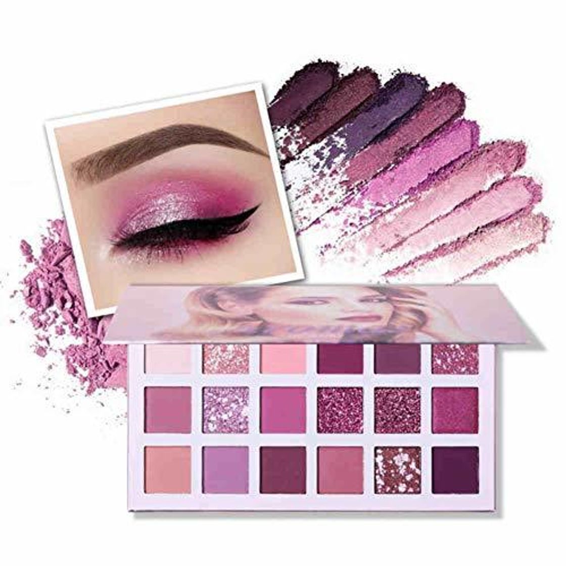 Producto ONEWELL Nueva paleta de sombras de ojos desnudas 18 colores