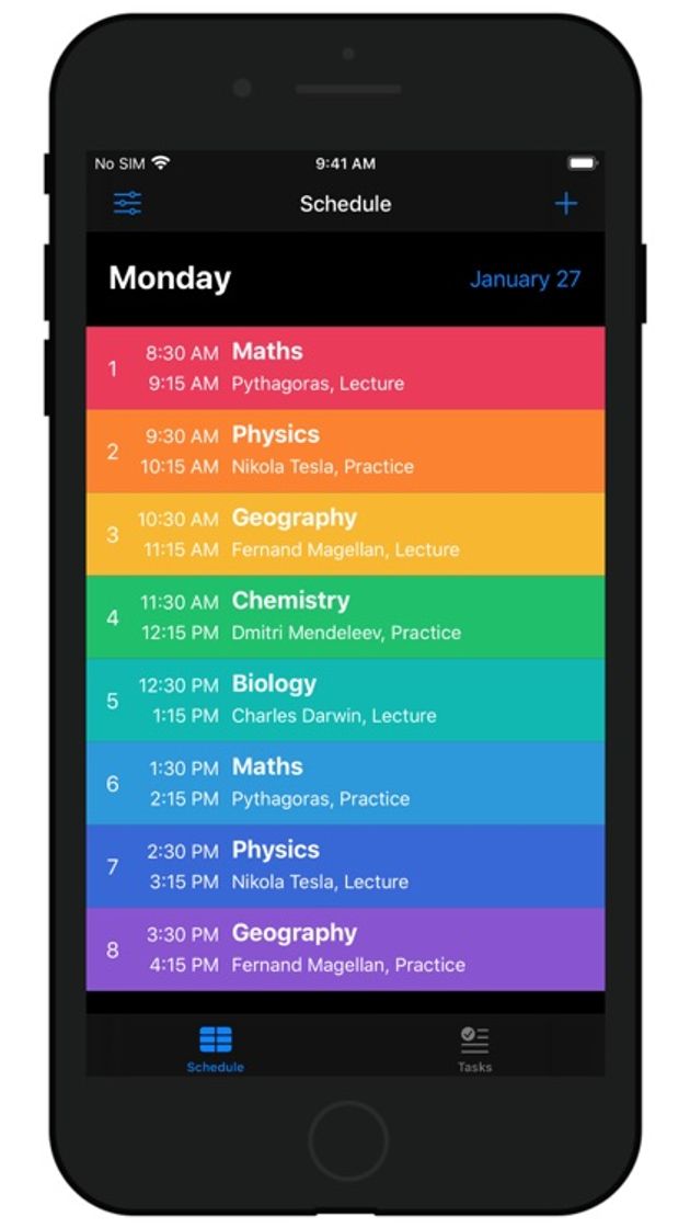 App Smart Timetable Class Schedule