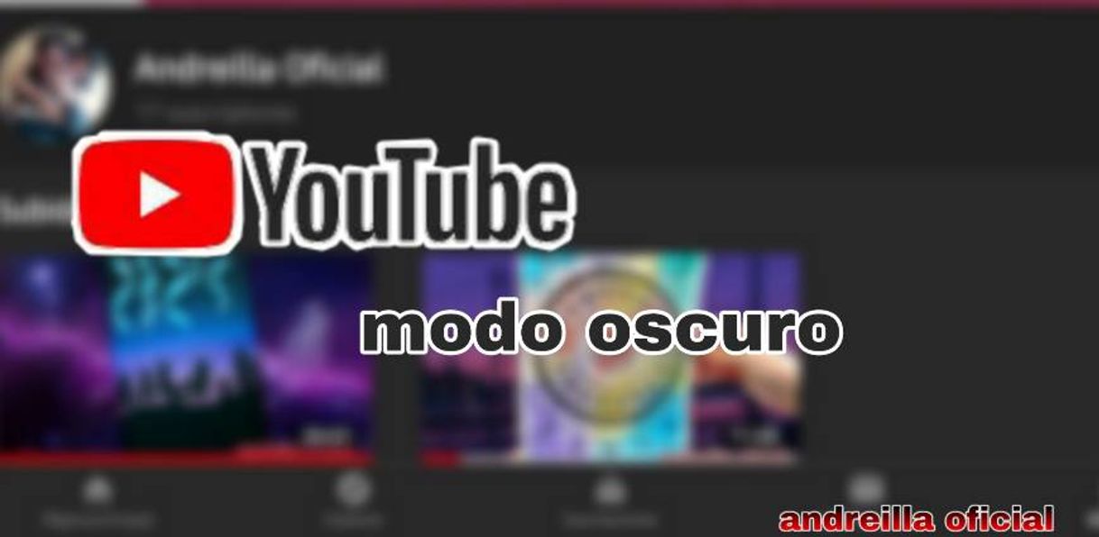 Fashion Youtube modo oscuro (sin instalar aplicaciones)