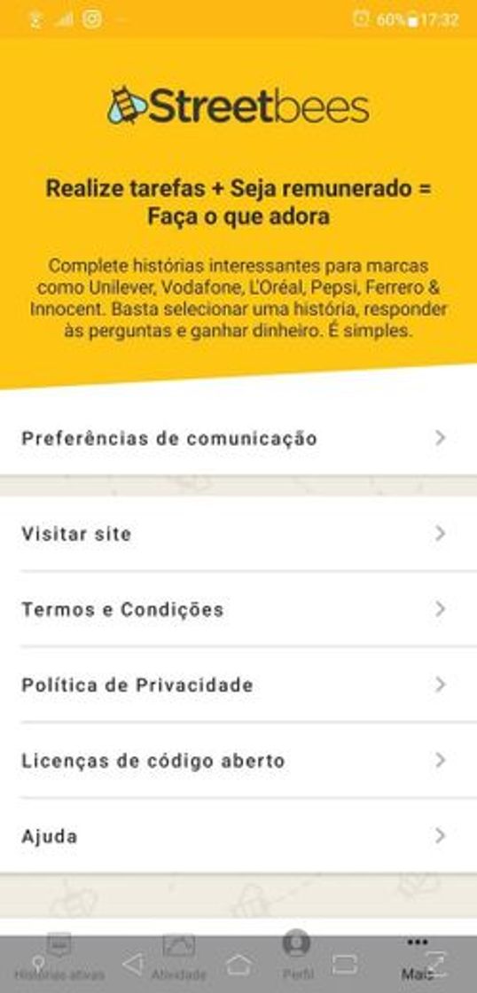 App Streetbees um ótimo app para ganhar dinheiro