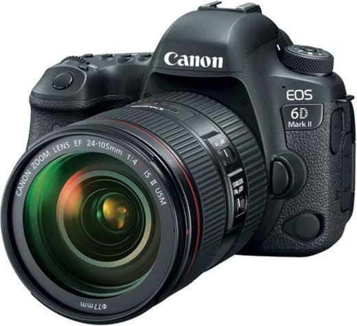 Câmera DSLR Canon EOS 6D Mark II kit EF 24-105mm f