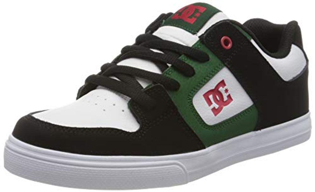Social DC Shoes Pure, Zapatillas de Skateboard para Niños, Blanco