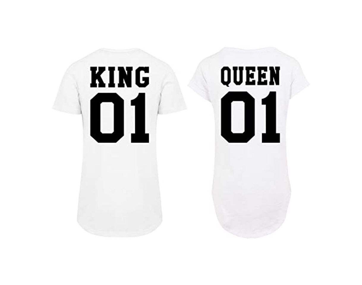 Products Urban Kingz Pareja 2X Camiseta Oversize Long T-Shirt Modelo King & Queen