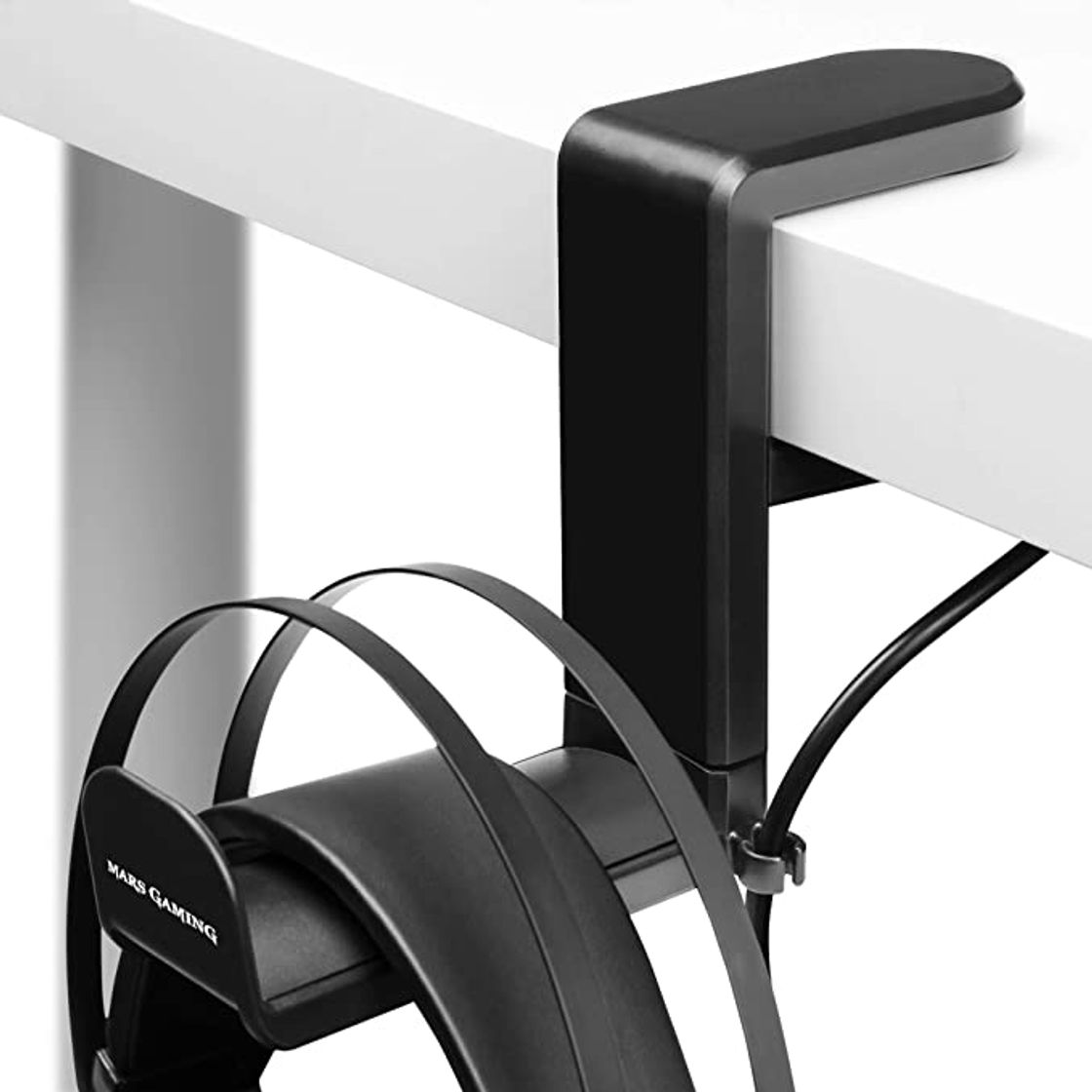Social Para colgar los auriculares en la mesa.