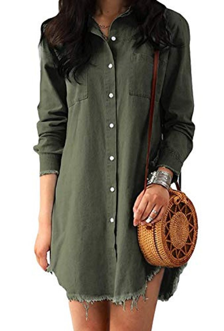 Social Hertsen Vestido de manga larga para mujer