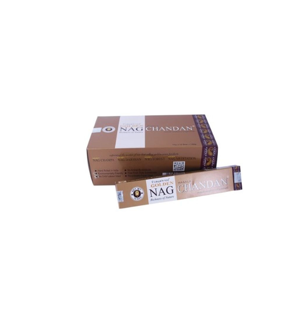 Producto Varillas de incienso Golden Nag Chandan 180g aroma a madera de sándalo