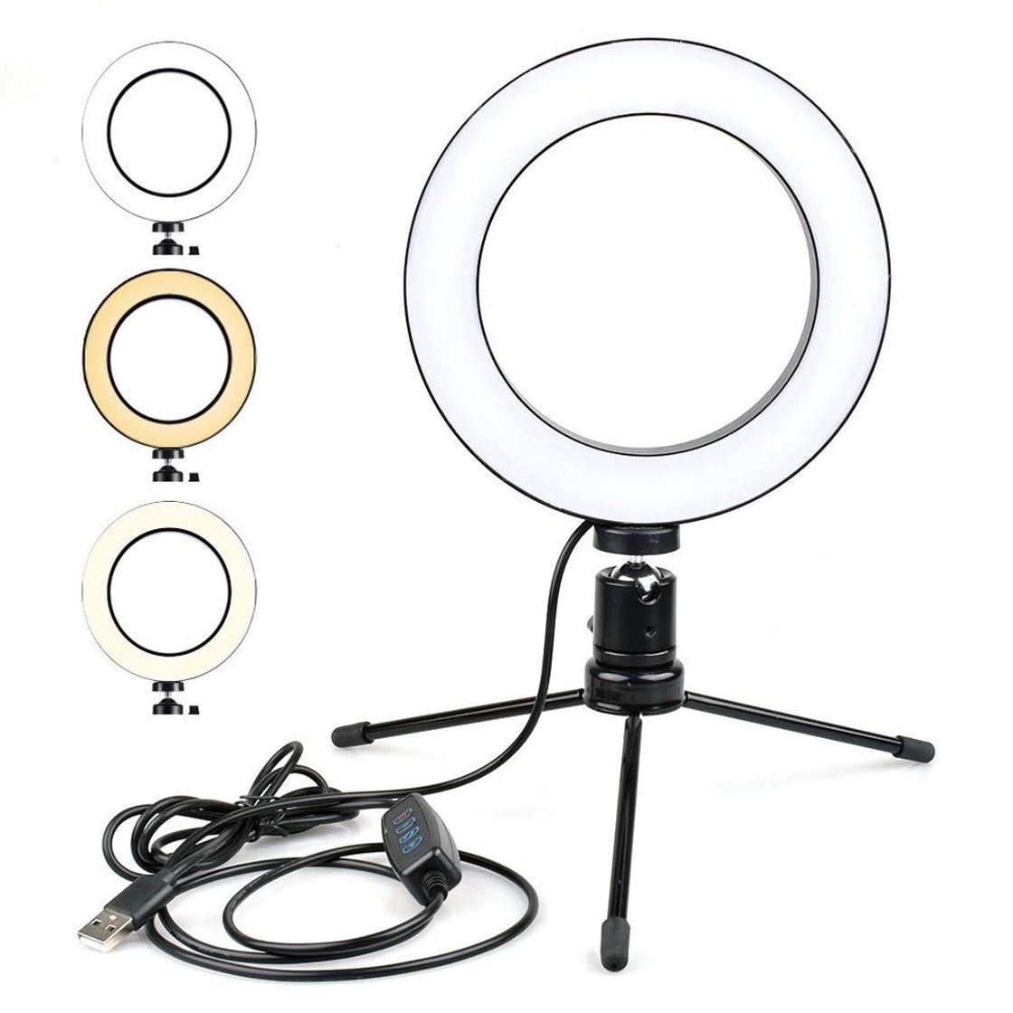 Fashion Iluminador Ring Light de 16 centímetros (6,5 polegadas). 