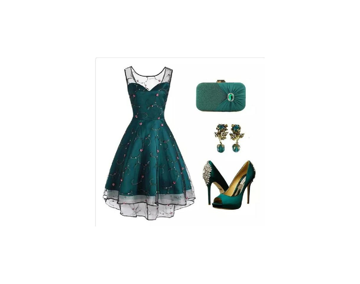 Social Vestido verde dress