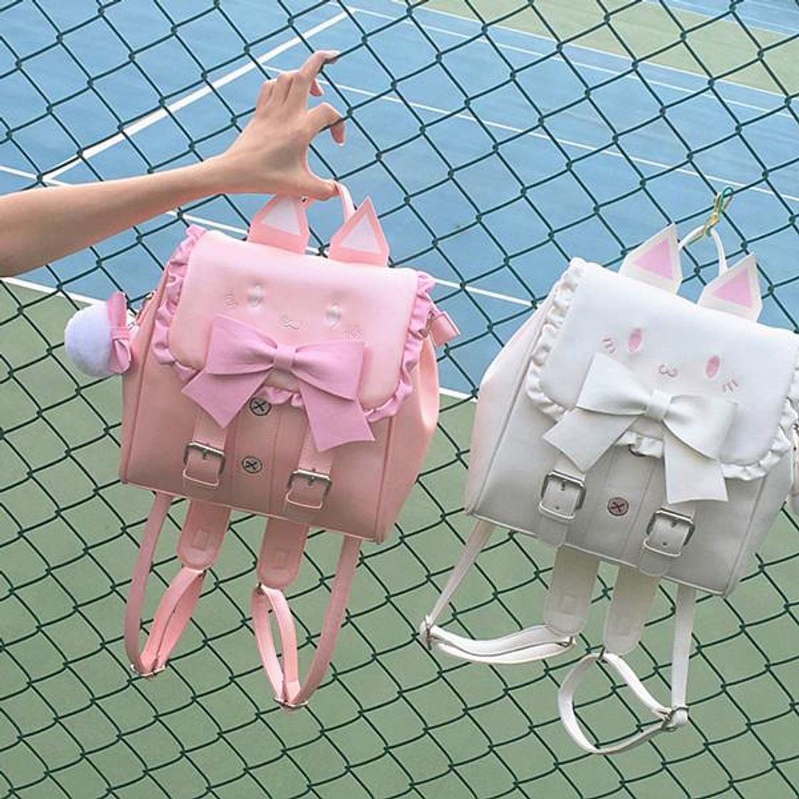Japanese cute cat bow backpack YV40444 