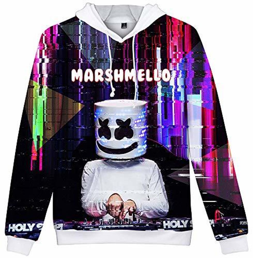 Productos Silver Basic Sudadera con Capucha con Estampado 3D Unisex DJ Jumper Carnival